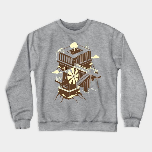 Castle of the Mist Crewneck Sweatshirt by TravisPixels